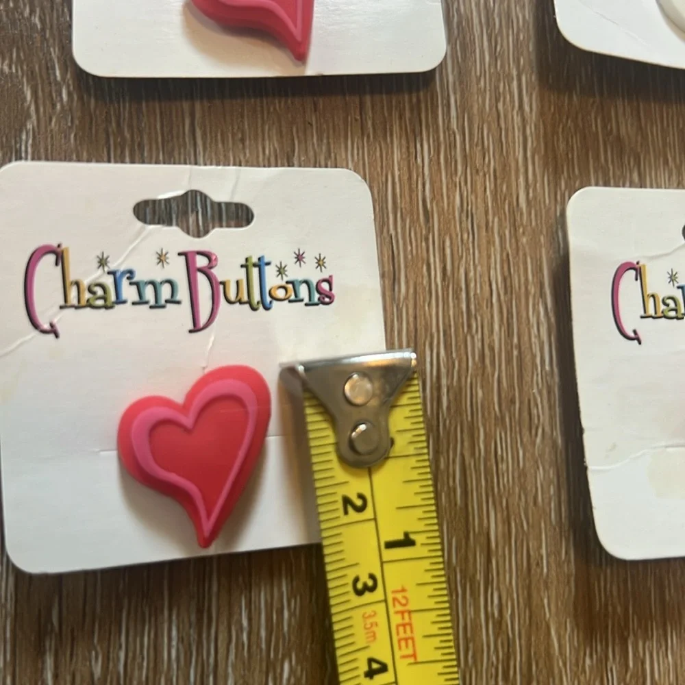 Set of 24 Heart Croc Charms Charm Buddies